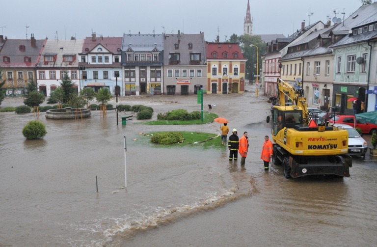 Peníze půjdou i do Chrastavy - náměstí v roce 2010 